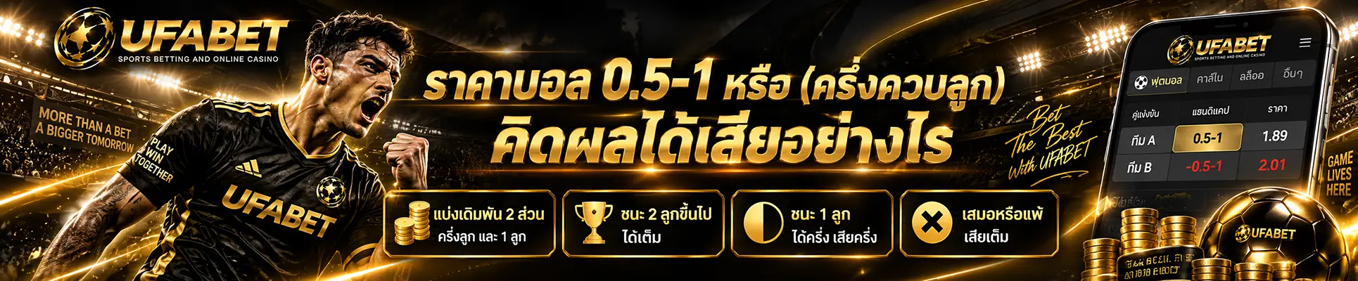 ราคาบอล 0.5-1 คืออะไร