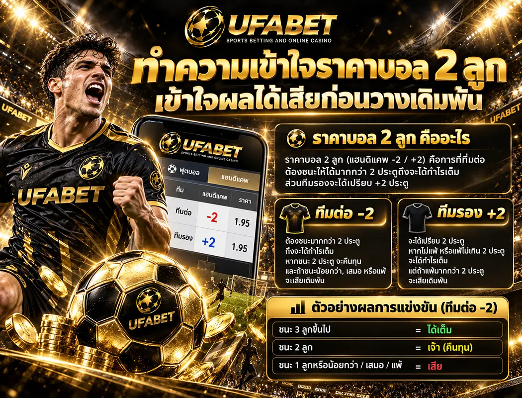 คิดผลได้เสียราคาบอล 2