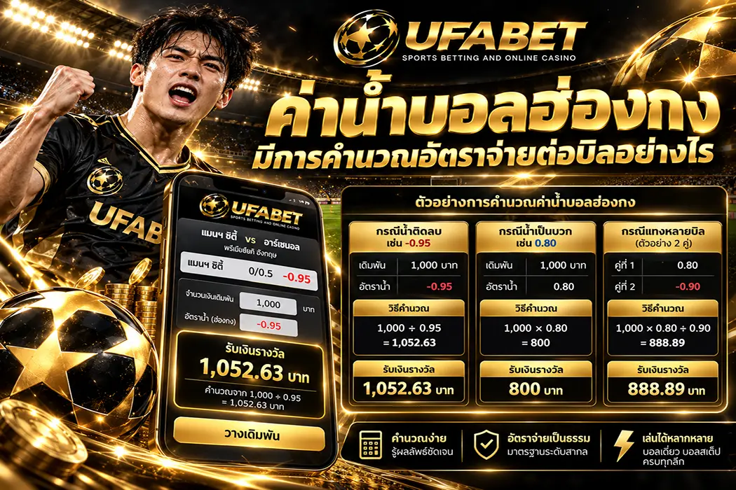 ค่าน้ำบอลฮ่องกง