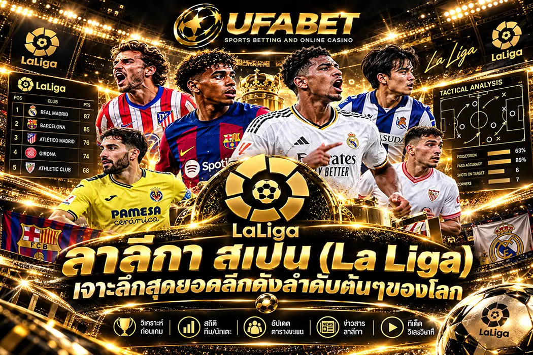 ลีกลาลีก้าสเปน เจาะลึกระบบการเล่น